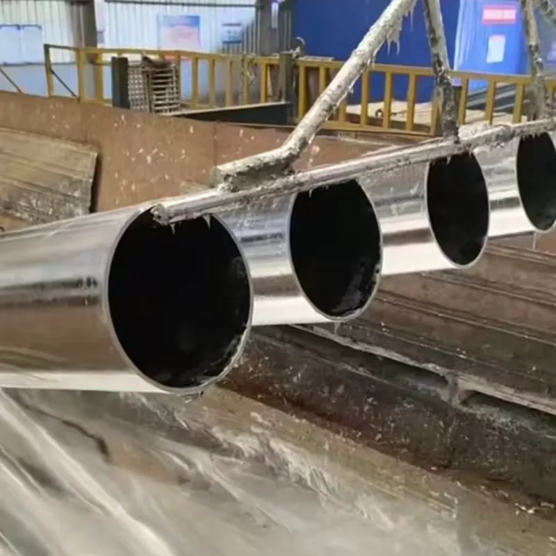 Tiub Keluli Bulat Pra-Galvanized untuk Perancah Luaran